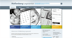 Desktop Screenshot of mollenberglegesenter.no