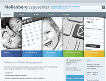 Tablet Screenshot of mollenberglegesenter.no